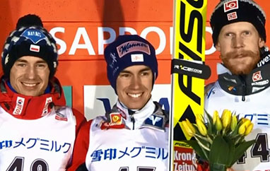 PŚ Sapporo: Zwycięstwo Krafta. Stoch z drugim miejscem i rekordem skoczni